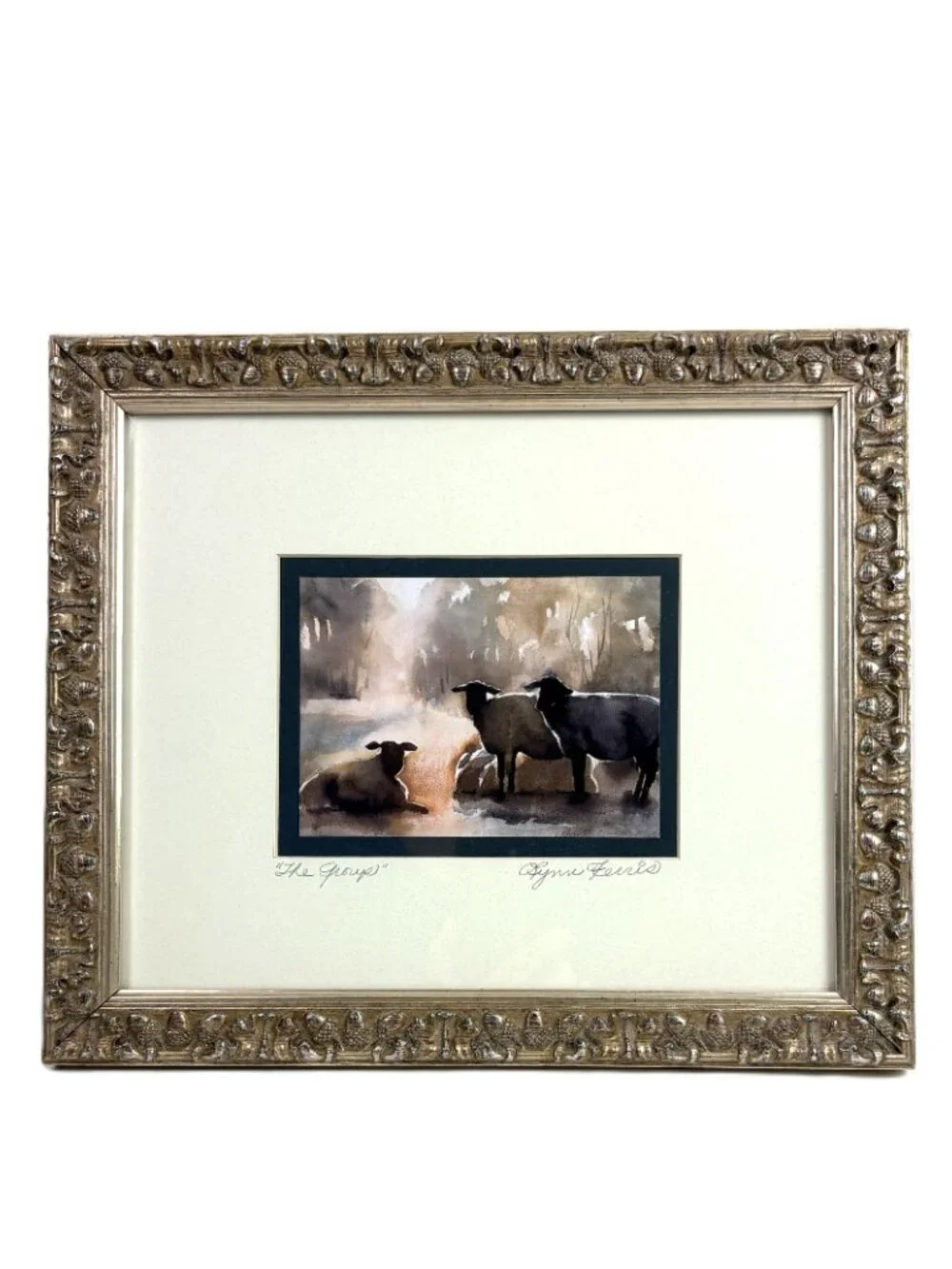 Framed Watercolor Print 